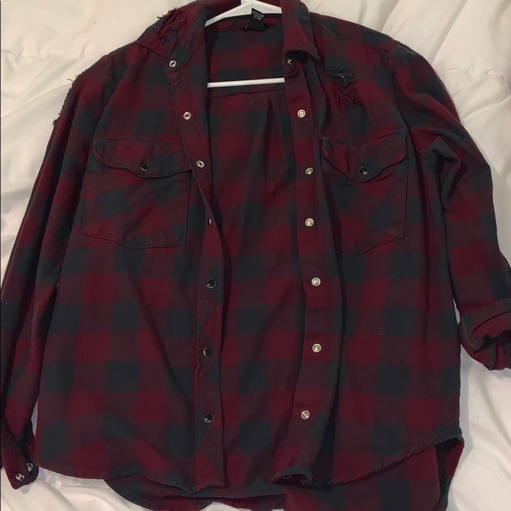 Distress flannel
